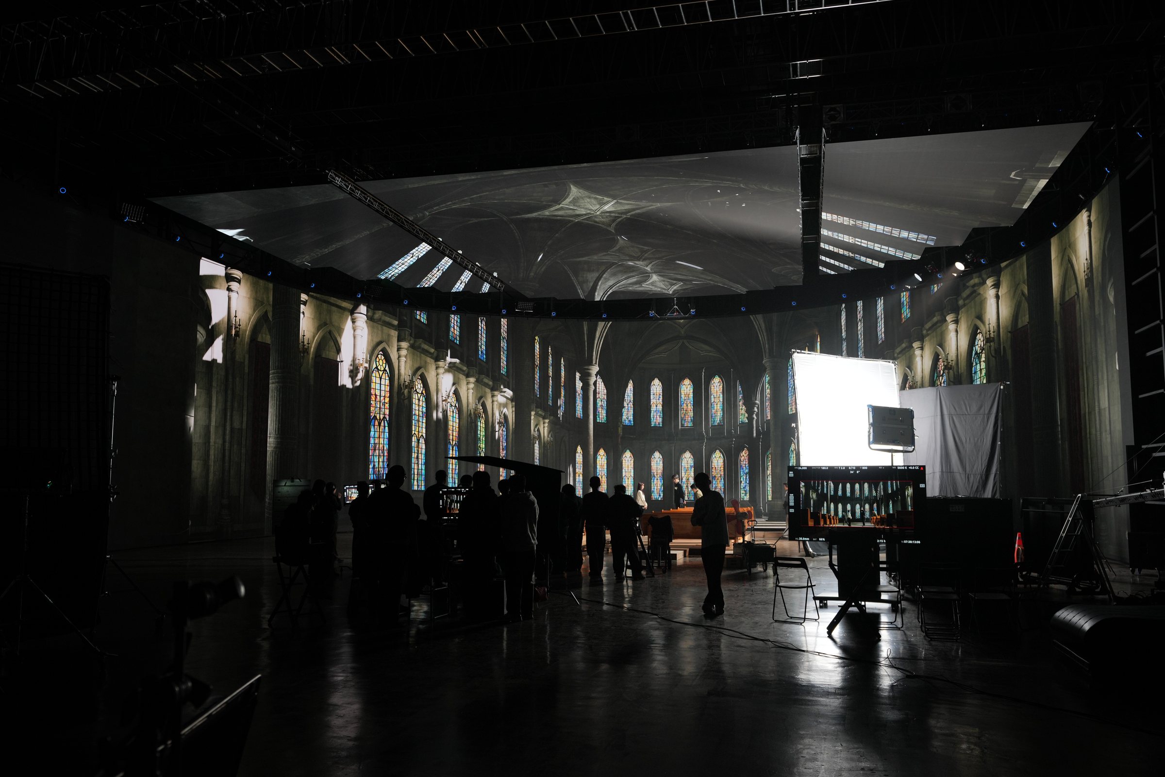 Studio V LED volume view